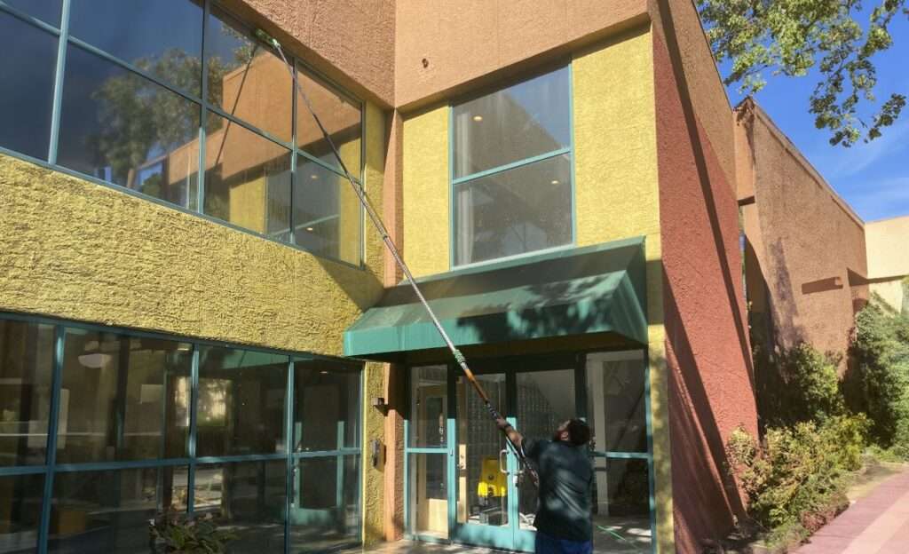 Star's Janitorial Services commercial window cleaning